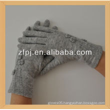 ladies fashion slim-fitting thin wool gloves (custome)